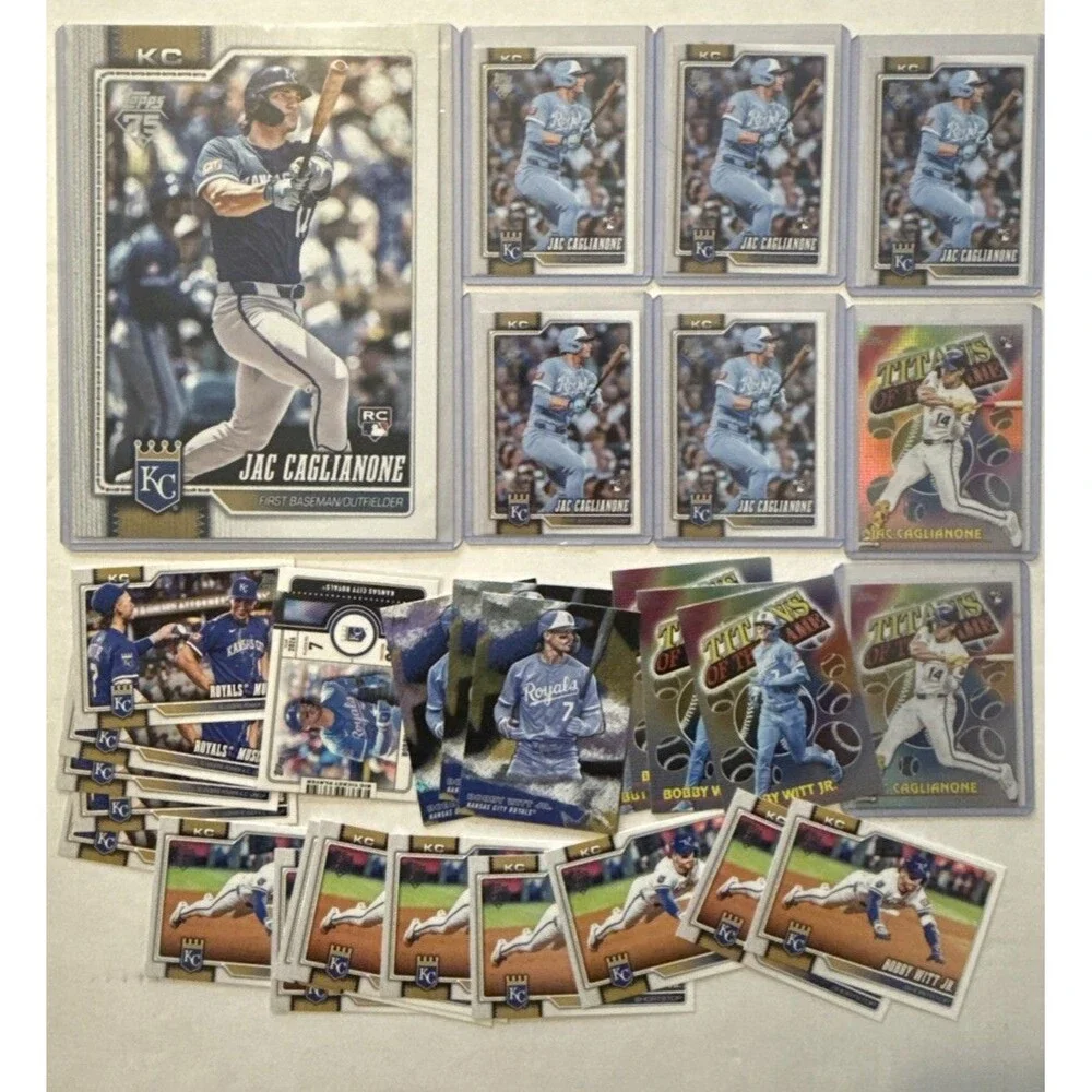 2026 Topps Series 1 Royals Rookie Mega Lot 30 Cards Jac Caglianone Witt Jr